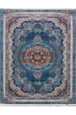 Иранский ковер Abrishim 36316 Голубой